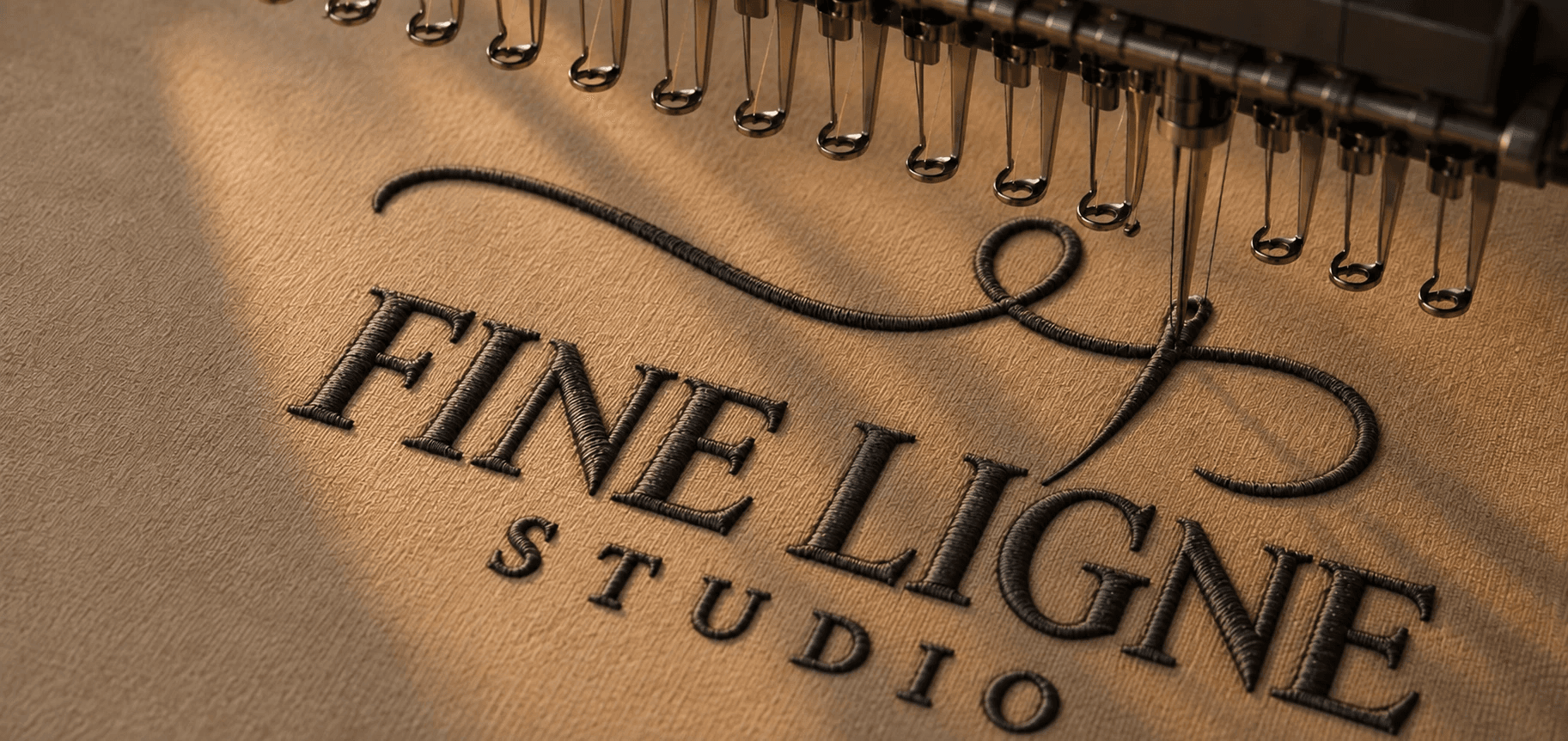 Fine Line Studio embroidery detail